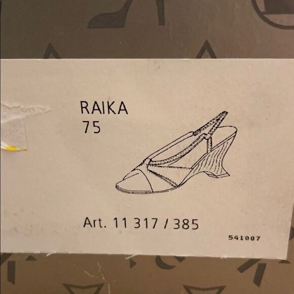 PETER KAISER KORK KALYA WEDGE SANDALS. NEW - Picture 11 of 11